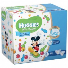 Подгузники Huggies Ultra Comfort Disney для мальчиков, размер 5 (12-22 кг) 105 шт.