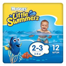 Подгузники-трусики для плавания Huggies Little Swimmers 2-3 (3-8 кг) 12 шт.