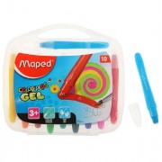 Карандаши гелевые MAPED Gel, 10 цветов