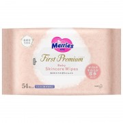 Влажные салфетки Merries First Premium для младенцев, 54 шт.