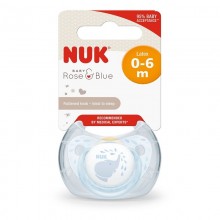 Пустышка Nuk "Baby Blue"леткс., с 0 мес., в упаковке