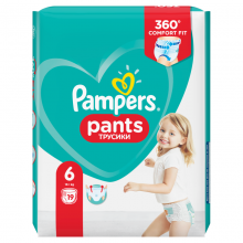 Подгузники-трусики Pampers Pants Extra Large 6 (16+ кг) 19 шт.