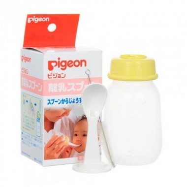 Бутылочка с ложечкой Pigeon для кормления младенцев от 3-х мес., 120 мл